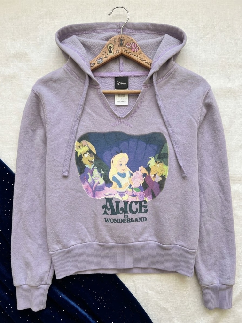 Disney Lavender Alice in Wonderland Kids Hoodie - Picture 3 of 3